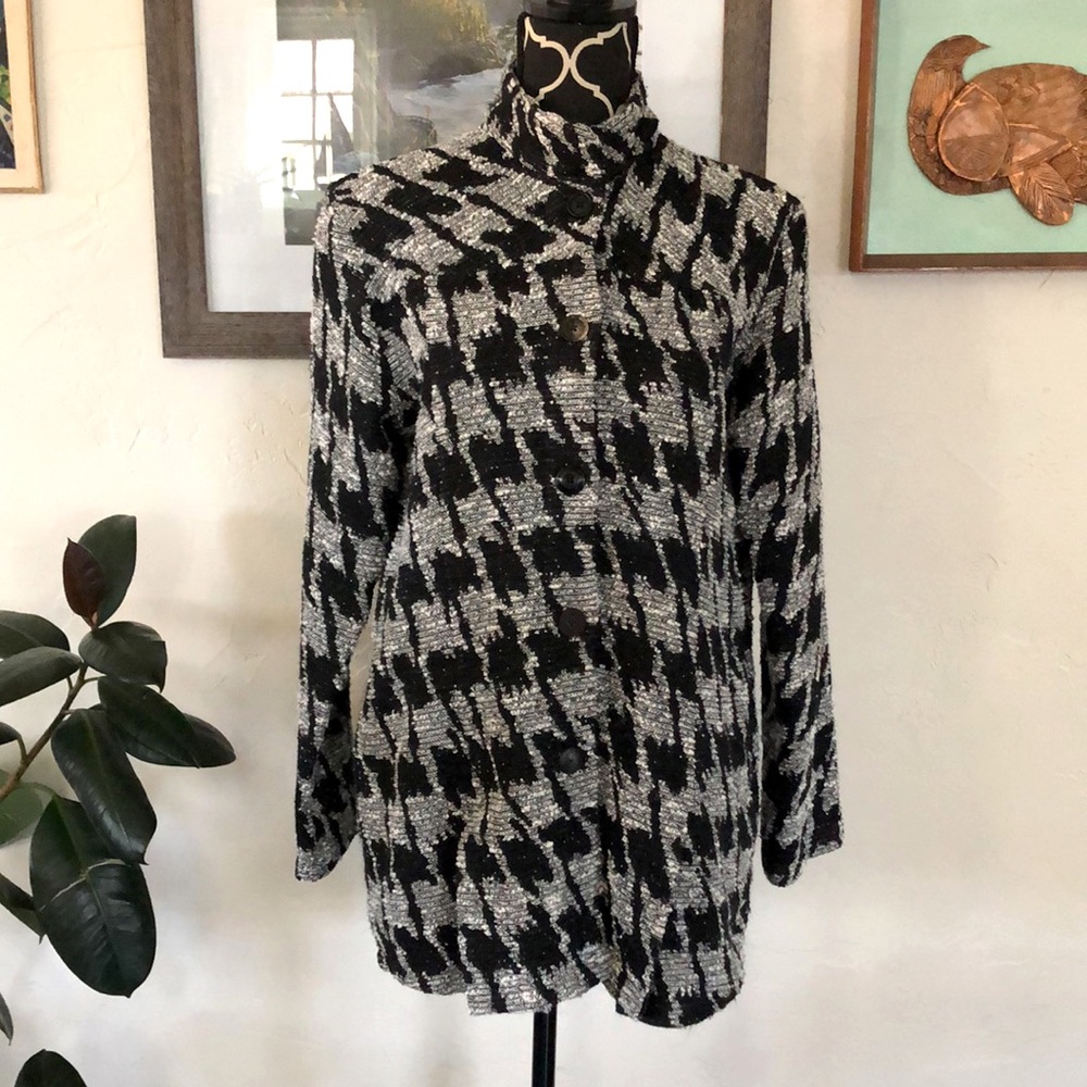 Engayla Boutique Houndstooth Jacket